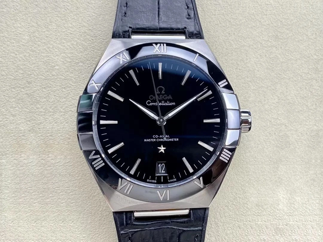 SBF Omega Constellation 131.33.41.21.01.001 VS Factory 1:1 Best Edition Replica Watch Black Strap